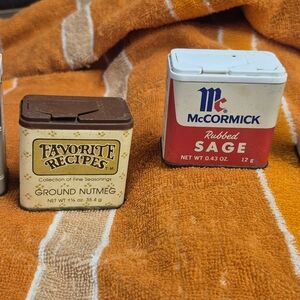 Vintage Spice Tins